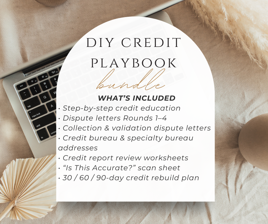 The Personal Credit Playbook (DIY Credit Repair Guide)